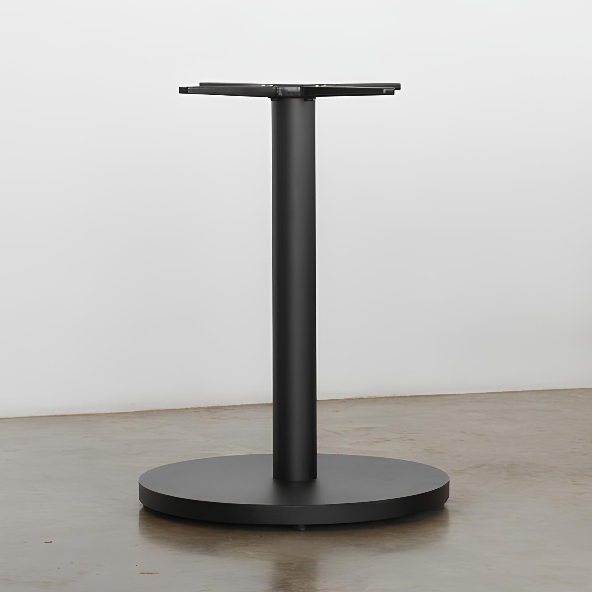 NOROCK Lunar Self-Stabilizing Restaurant Table Base - Sandstone Black