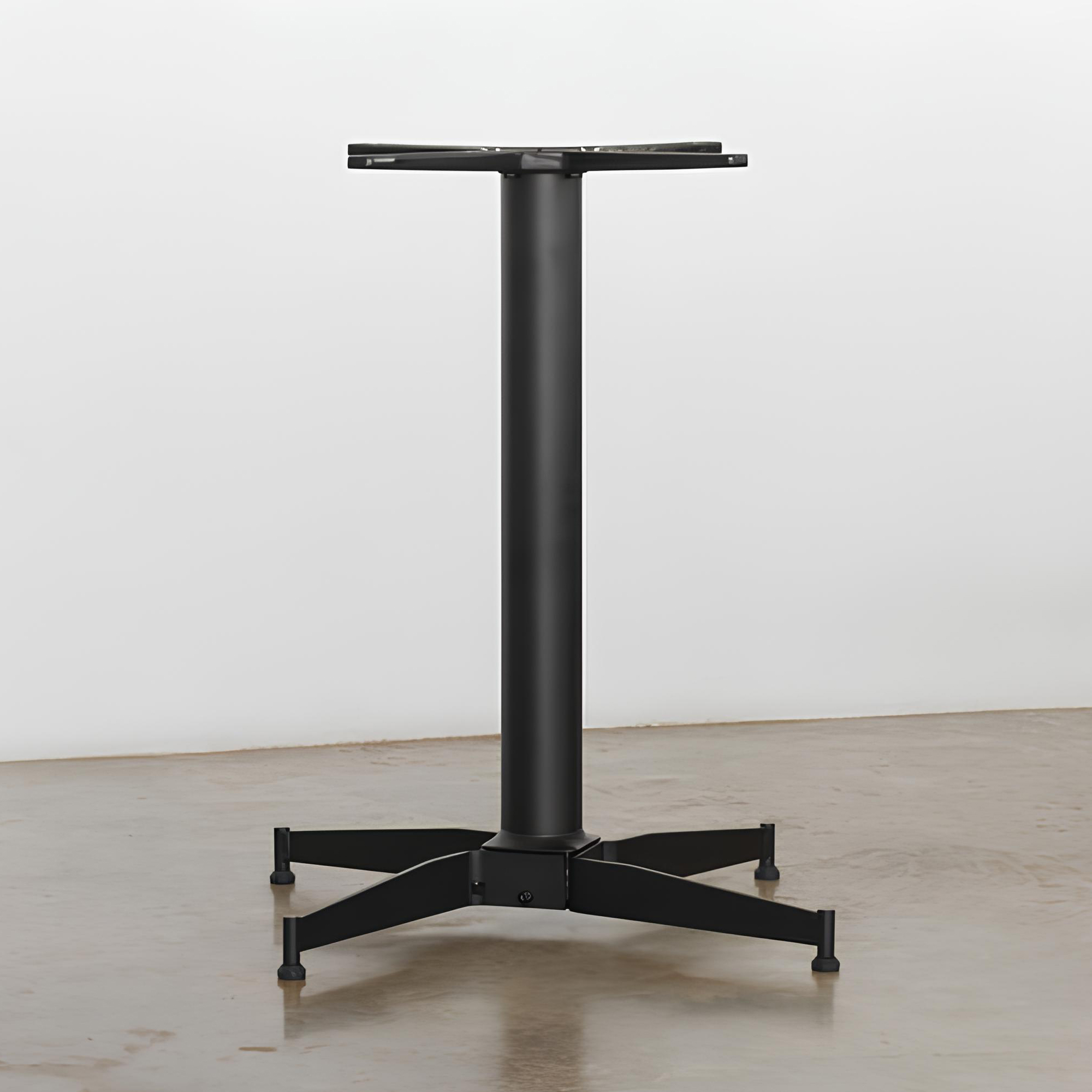 NOROCK Parkway Self-Stabilizing Restaurant Table Base - Sandstone Black